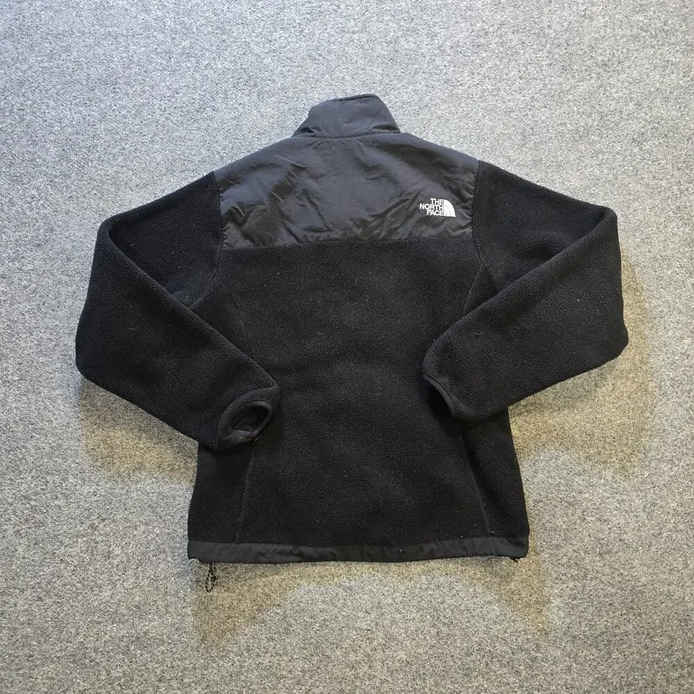 North Face Jacket Womens Small Black Denali Fleece Long Sleeeve Full Zip Casual
